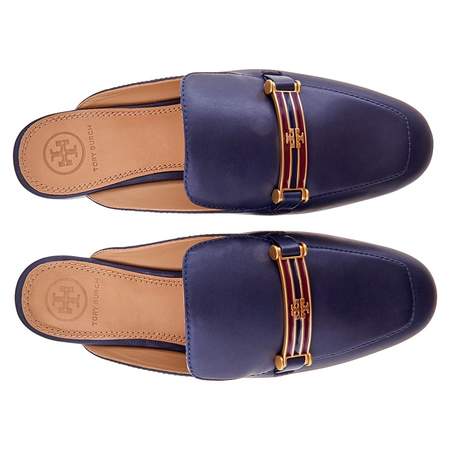 Tory Burch Ladies Loafer Loafer Navy Amelia Backless Loafer 48282-430