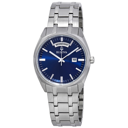 Bulova Classic Blue Dial Stainless Steel Men's Watch 96C125