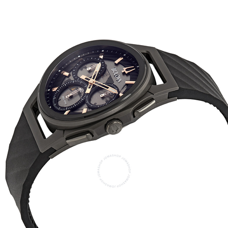Bulova Curv Chronograph Dark Gray Dial Men's Watch 98A162