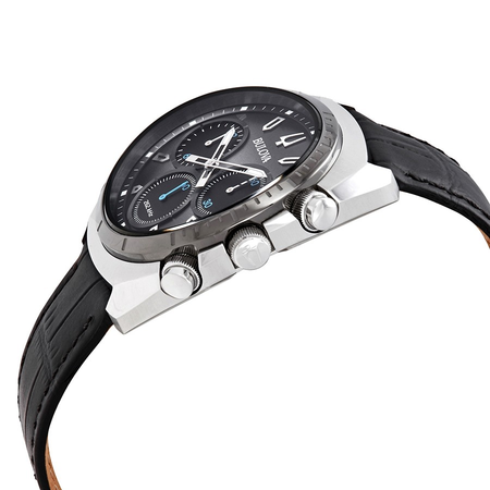 Bulova Curv Chronograph Dark Grey Dial Men's Watch 98A155