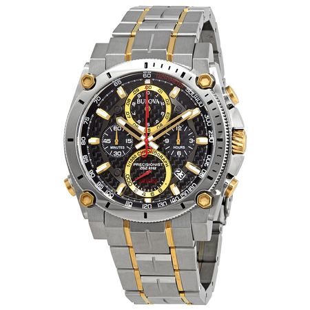 Bulova Precisionist Chronograph Black Dial Men's Watch 98B228