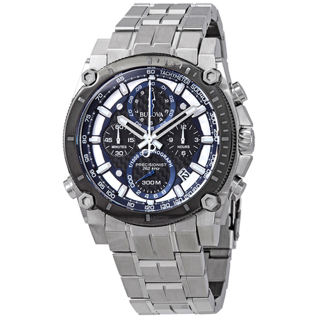 Bulova Precisionist Men's Chronograph Stainless Steel Watch 98B316