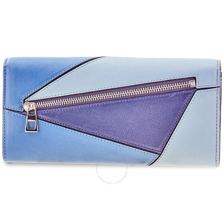 Loewe Ladies Card Case Ja Puzzle Blue Puzzle Cont Wallet 122.30DT80.5086