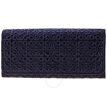 Loewe Ladies Continental Wallet Ja Repeat Navy Ja Lo Rep Cont Wallet Clf 107.55.F11.5110