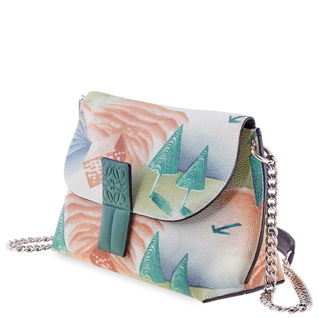 Loewe Ladies Shoulder Bag Ja Avenue Multicolor Avenue Forest Bag 310.05.N49.9991