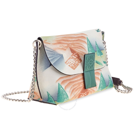 Loewe Ladies Shoulder Bag Ja Avenue Multicolor Avenue Forest Bag 310.05.N49.9991