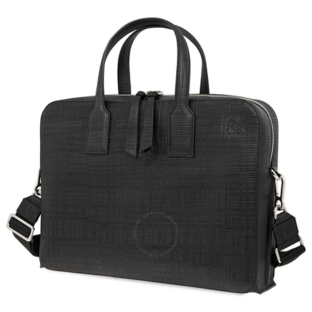 Loewe Men's Briefcase Ja Goya Black Ja Lo Goya Thin Briefcase 337.62.P57.1100