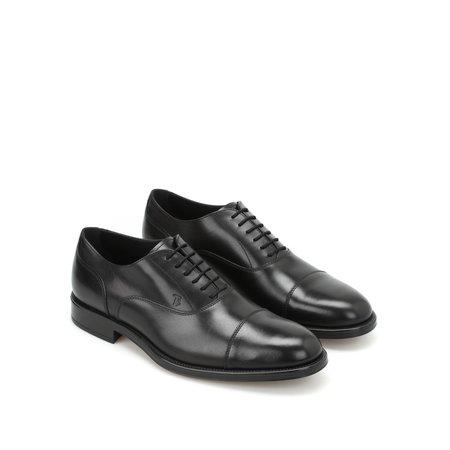 Tod's Men's Black Classic Leather Lace Up Oxford XXM0RQ00N50D90B999
