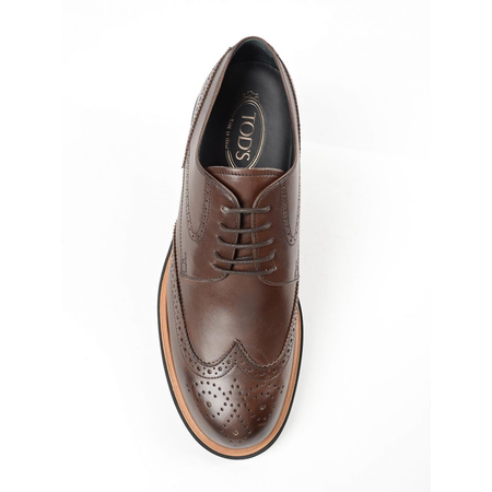 Tod's Men's Derby Shoes in Dark Brown XXM0ZR00C10D90S800