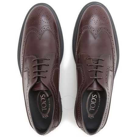 Tod's Men's Dress Brogue Shoes in Bordeaux XXM0ZE00C10BRXR801