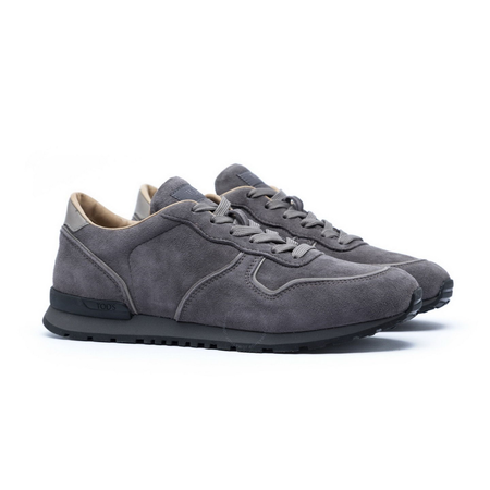 Tod's Men's High-Tech Fabric/ Suede Sneakers in Swamp/Glace XXM0VJ0L8109TY917J