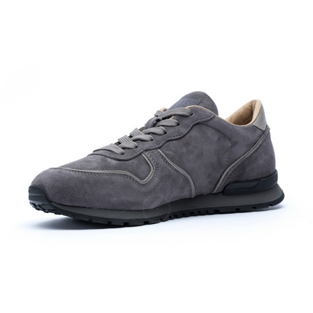 Tod's Men's High-Tech Fabric/ Suede Sneakers in Swamp/Glace XXM0VJ0L8109TY917J