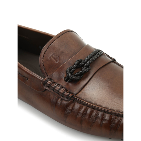 Tod's Men's Leather Loafers in Cocoa XXM0WG0O680D9CS801