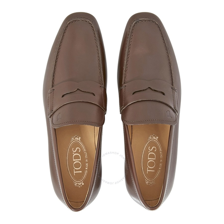 Tod's Men's Leather Loafers Brown XXM0TA00010HBR