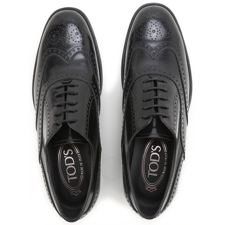 Tod's Womens Classic Brogue Shoes in Black XXW0RV0N930SHAB999