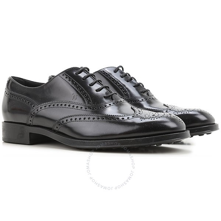 Tod's Womens Classic Brogue Shoes in Black XXW0RV0N930SHAB999