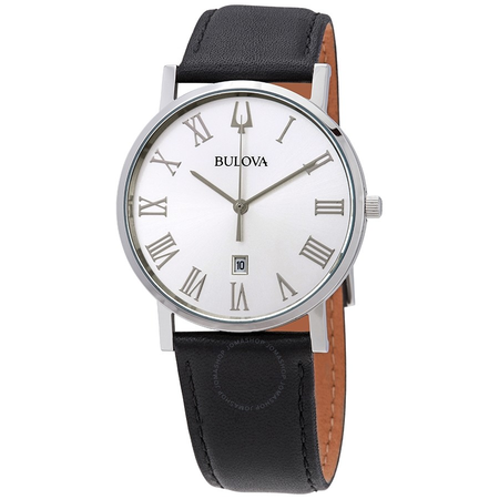 Bulova American Clipper Quartz Silver Dial Men's Watch 96B312