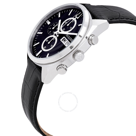 Bulova Classic Chronograph Black Dial Men's Watch 96C133