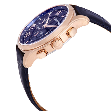 Bulova Classic Chronograph Blue Dial Men's Watch 97B170