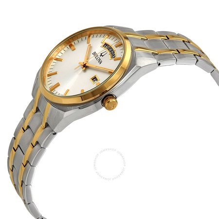 Bulova Classic Silver Dial Two-tone Men's Watch 98C127