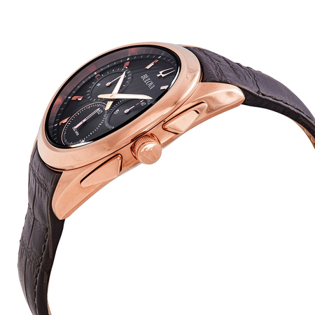 Bulova CURV Collection Chronograph Quartz Brown Dial Men's Watch 97A124