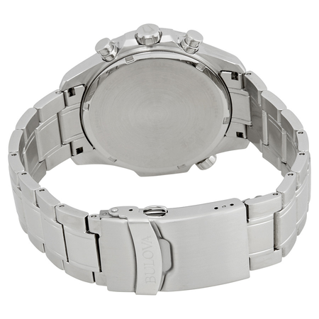 Bulova Marine Star White Dial Stainless Steel Men's Watch 96B255
