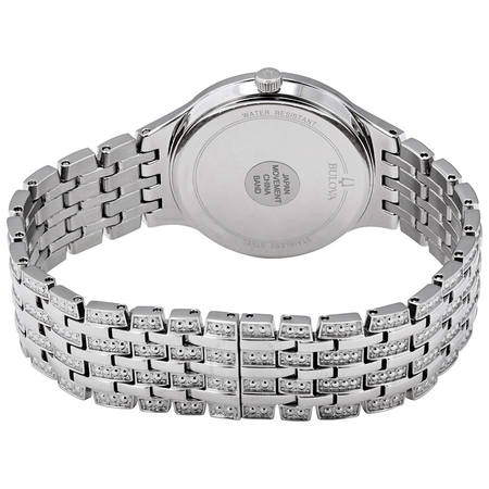 Bulova Phantom Swarovski Crystals Pave Men's Watch 96A226