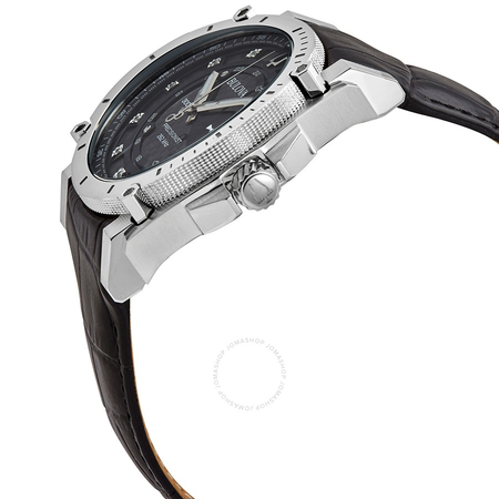 Bulova Precisionist Quartz Diamond Black Dial Men's Watch 96D147
