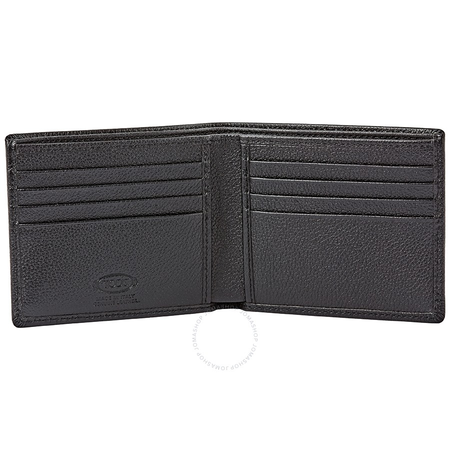 Tod's Men's Billfold wallet Doppia T Black Amu P.Foglio Dopp T XAMAMUC0300SUNB999