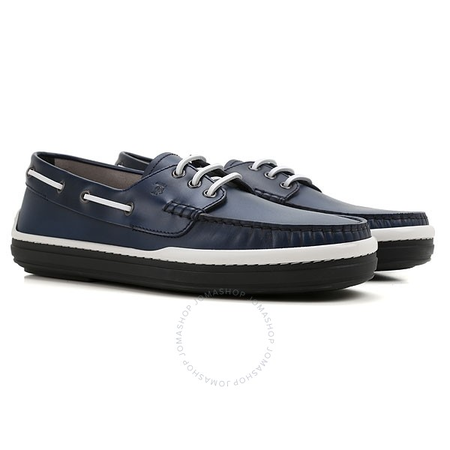 Tod's Men's Boat Shoes in Light Baltic XXM0YR0P600BRXU803