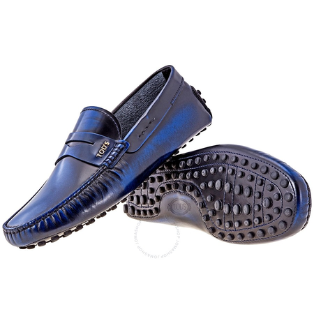 Tod's Men's Classic Leather Penny Loafers in Light Baltic XXM0WG00011AKTU803