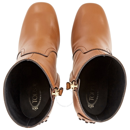 Tod's Womens Ankle Boots in Dark Cognac XXW0ZL0Q850GOCS018