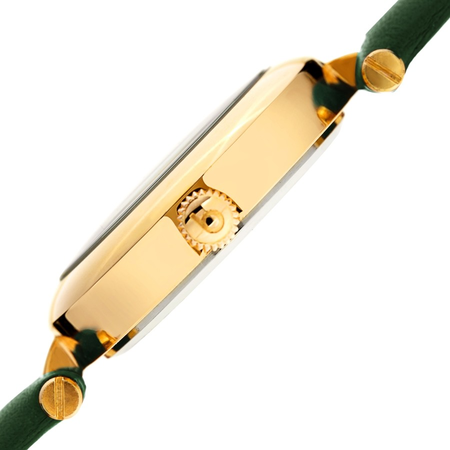 Burgi Quartz Diamond Green Dial Ladies Watch BUR196GN