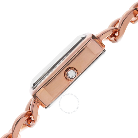 Burgi Rose Diamond Dial Rose Gold-Tone Brass Ladies Watch BUR100RG