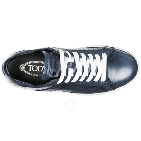 Tod's Men's Boat Shoes in Light Blue Ink XXM0XY0P680CZ7U817