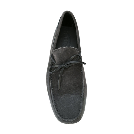 Tod's Men's Graphite Leather Moccasins XXM0GW05470E740388