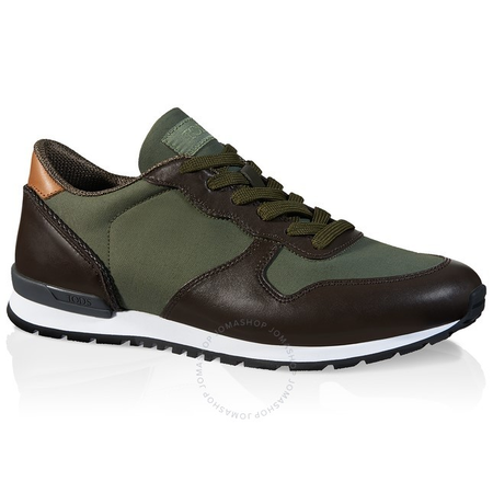 Tod's Men's Sneakers in Dark Brown/Pesto/Biscuit/Forest XXM0VJ0L8208U79I8U
