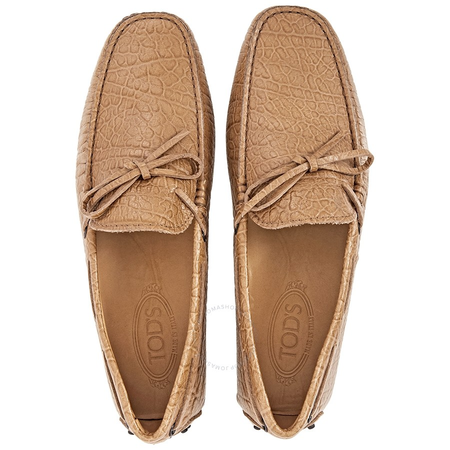 Tod's Men's Tobacco Leather Moccasins XXM0GW05470FLES004