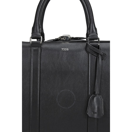 Tod's Men's Slim Document Case- Black XBMMDBLS200PTF