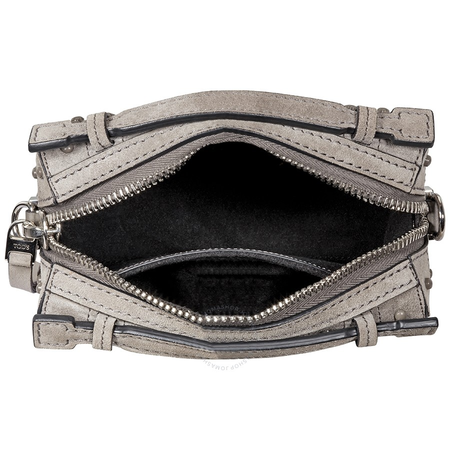 Tod's Tods Suede Crossbody Bag- Dark Grey XBWDONH9000HV0