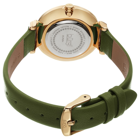 Burgi Quartz Silver Dial Ladies Watch BUR254GN