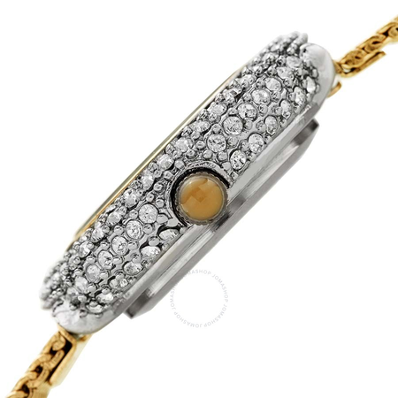 Burgi Diamond Silver Dial Ladies Watch BUR236YG