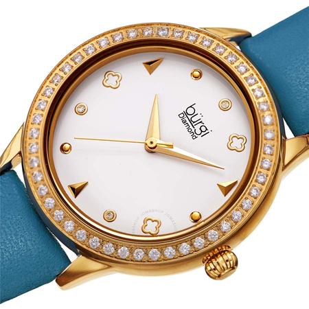 Burgi Diamond White Dial Ladies Watch BUR221BU