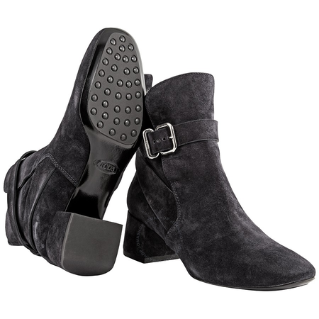Tod's Ladies Gomma Navy Ankle Boot XXW20A0V650BYE