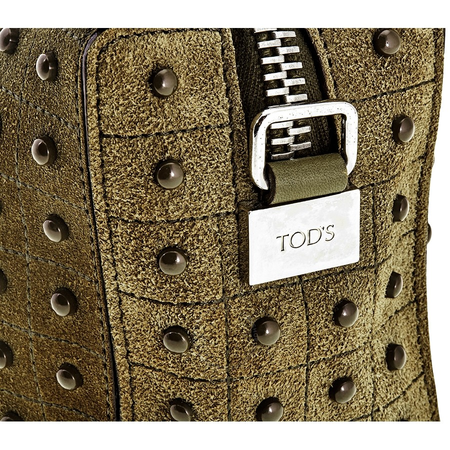 Tod's Ladies Shoulder Bag Gommino Bag Amry Green Diodon Bauletto Micro XBWDONH0000FRIV612