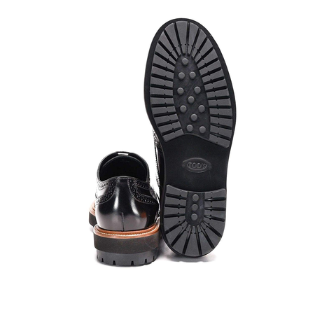 Tod's Men's Brogue Shoes in Black XXM0ZW00C10AKT9999