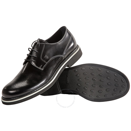 Tod's Men's Distressed Derby Shoes in Black XXM0ZR00C20AKT9999
