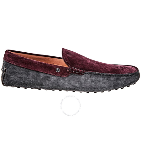 Tod's Men's Driving Shoes in Suede in Shadow/Madeira XXM0WG0M920RE065TR
