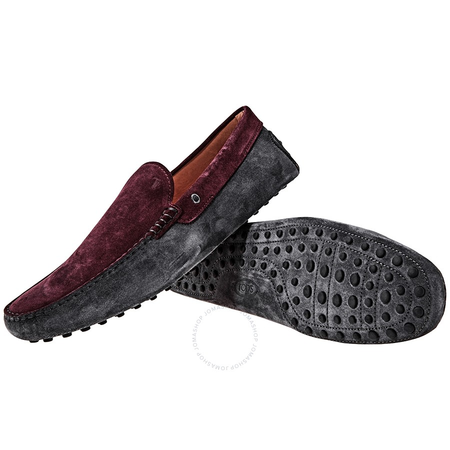 Tod's Men's Driving Shoes in Suede in Shadow/Madeira XXM0WG0M920RE065TR