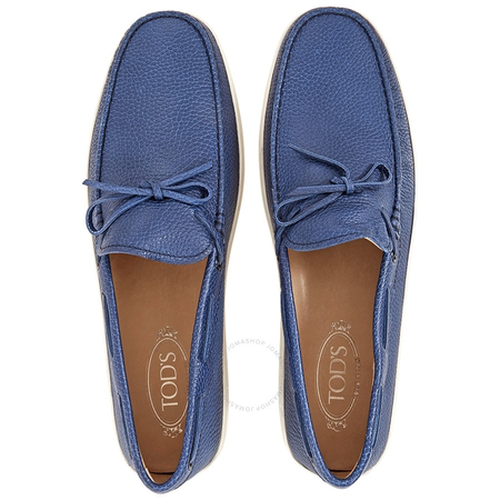 Tod's Men's Grained Leather Loafers in Danube XXM0YT00050NLKU214